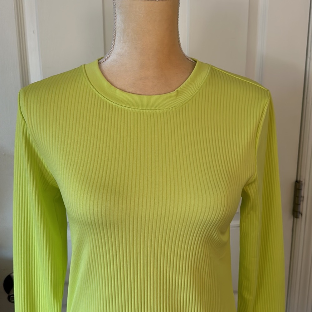 NWT: CALIA Ribbed Crewneck Top - Picture 2 of 13